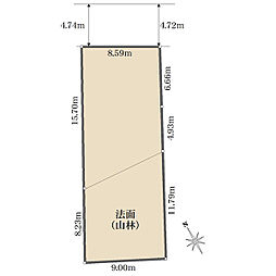 宝塚市米谷１丁目の土地