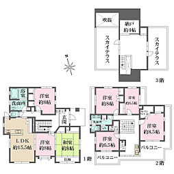 神戸市灘区城の下通３丁目の一戸建て