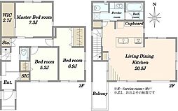 世田谷区北烏山3丁目　新築戸建て B号棟/全2棟