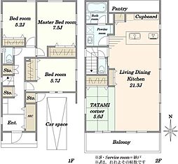 世田谷区北烏山3丁目　新築戸建　A号棟/全2棟