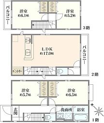 江戸川区北葛西1丁目　新築戸建