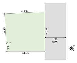 目黒区中央町2丁目　旧法借地権付古家