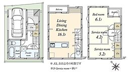川崎市高津区梶ケ谷5丁目　中古戸建