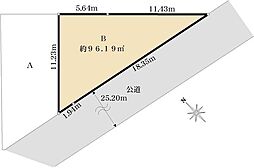 江戸川区西葛西1丁目　B区画建築条件付売地