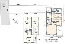 福生市福生 新築戸建 4号棟