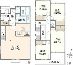 東久留米市中央町四丁目　新築戸建て　全4棟　2号棟