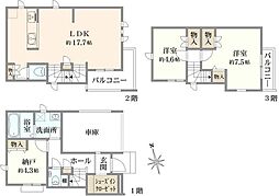 調布市染地2丁目　新築戸建てB号棟
