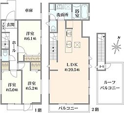 練馬区三原台1丁目新築戸建・A号棟