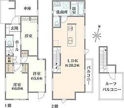 練馬区三原台1丁目新築戸建・B号棟