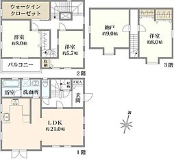 草加市金明町　戸建