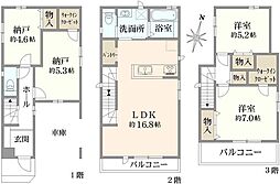 さいたま市中央区鈴谷7丁目新築戸建　B号棟