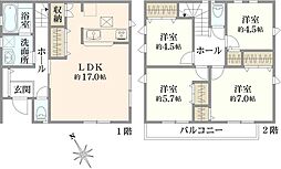 武蔵野市八幡町一丁目新築戸建　2号棟/全3棟