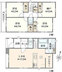 練馬区石神井台七丁目　新築戸建　B号棟/全3棟