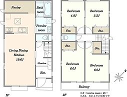 川口市上青木6丁目 新築戸建 E号棟