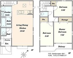川口市上青木6丁目 新築戸建 C号棟