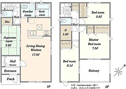 川口市安行小山　新築戸建　5号棟