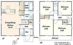 川口市安行小山　新築戸建　2号棟