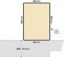 市川市福栄4丁目　古家付土地