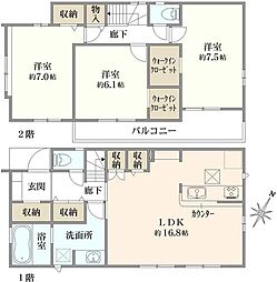 船橋市芝山五丁目　新築戸建2号棟