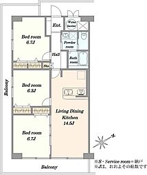 ソレイユ鷹の台棟