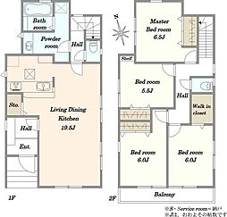 千葉市中央区登戸三丁目　新築戸建　1号棟
