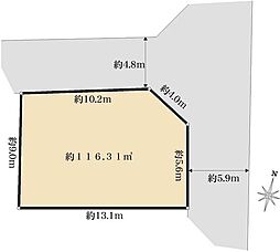 千葉市中央区道場北二丁目　古家付き売地