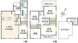 多摩市桜ケ丘1丁目　新築戸建　C号棟