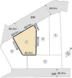 多摩市桜ケ丘1丁目　建築条件付土地　C区画