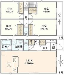 府中市北山町二丁目　新築戸建