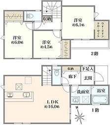 昭島市宮沢町2丁目　新築戸建　1号棟