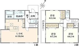 南区別所6丁目　新築戸建　1号棟（全2棟）