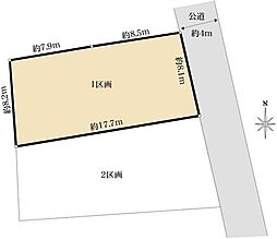 金沢区富岡西　1区画（全2区画）