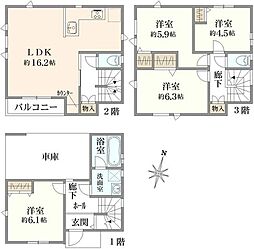 川崎市川崎区小田5丁目　新築戸建 A棟／全6棟