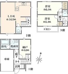 川崎市川崎区小田5丁目　新築戸建 F棟／全6棟