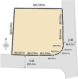 横浜市金沢区釜利谷西4丁目 建築条件付き土地
