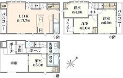 港北区下田町5丁目 新築戸建 1号棟／全2棟
