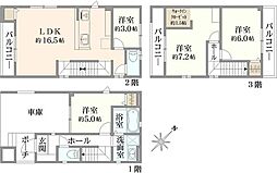 港北区下田町5丁目 新築戸建 2号棟／全2棟
