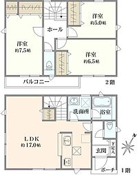 横浜市緑区三保町第20　新築戸建て　3号棟