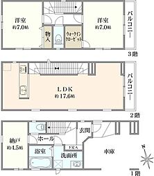 幸区古川町　新築戸建　C号棟