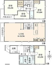 宮前区馬絹4丁目　新築戸建　1号棟