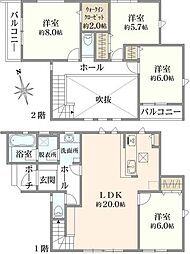 横浜市都筑区二の丸　新築戸建　1号棟