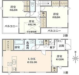 都筑区茅ヶ崎東4丁目　新築戸建