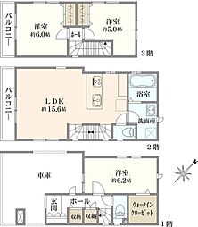 横浜市栄区笠間5丁目　新築戸建　B棟 / 全3棟