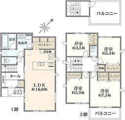 平塚市第1黒部丘　1号棟/全2棟