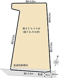 高槻市安満北の町　売土地