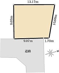 東大和市狭山2丁目　土地