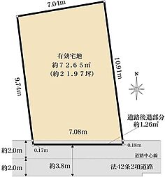 中野区沼袋四丁目 売地