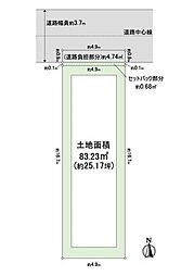 阿倍野区桃ケ池町2丁目　更地