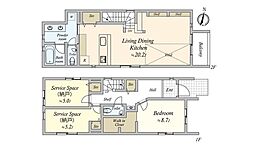 新宿区西落合4丁目　新築戸建2号棟