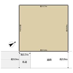 柏市花野井の土地